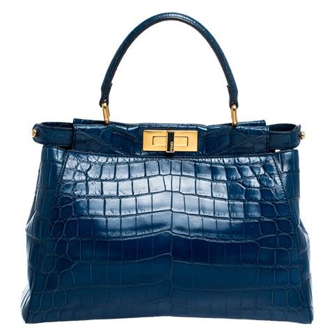 fendi medium peekaboo weight|fendi peekaboo crocodile.